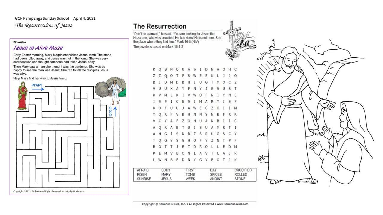 The Resurrection of Jesus GCF Pampanga